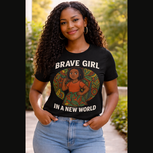 Brave Girl in a New World - Women's Graphic Tee